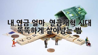 내 연금 얼마? 😥 연금개혁 시대, 똑똑하게 살아남는 법! 💰